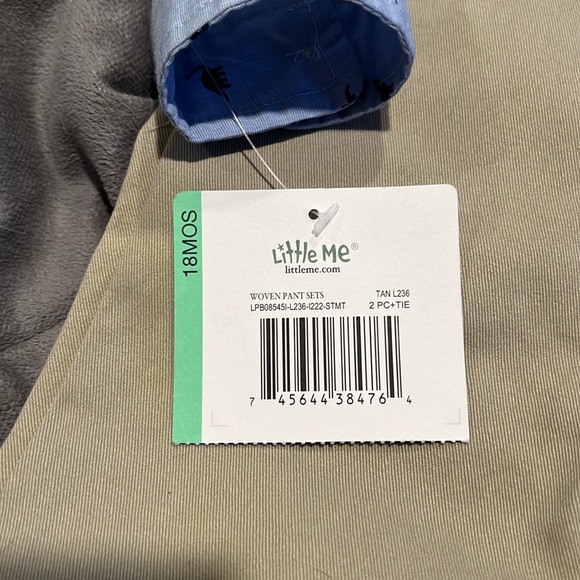 Little Me woven pant set - Picture 2 of 3